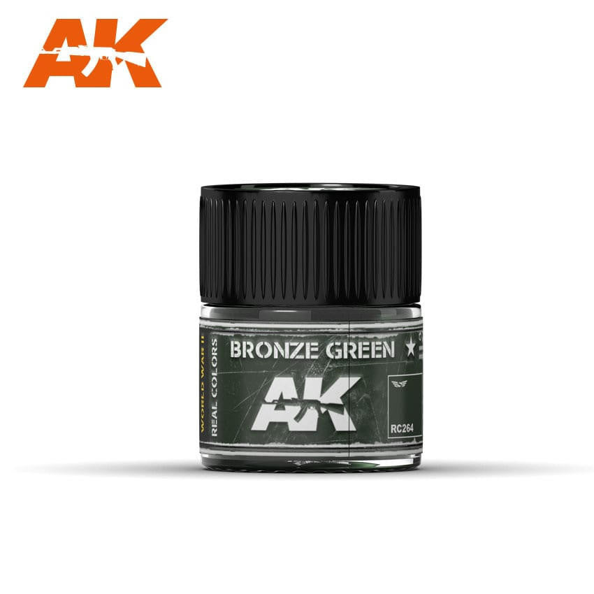 AK Interactive Real Colors: Bronze Green 10ml - RC264